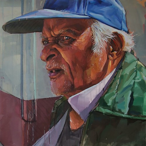 portrait painting by Alejandro Perez Dominguez
